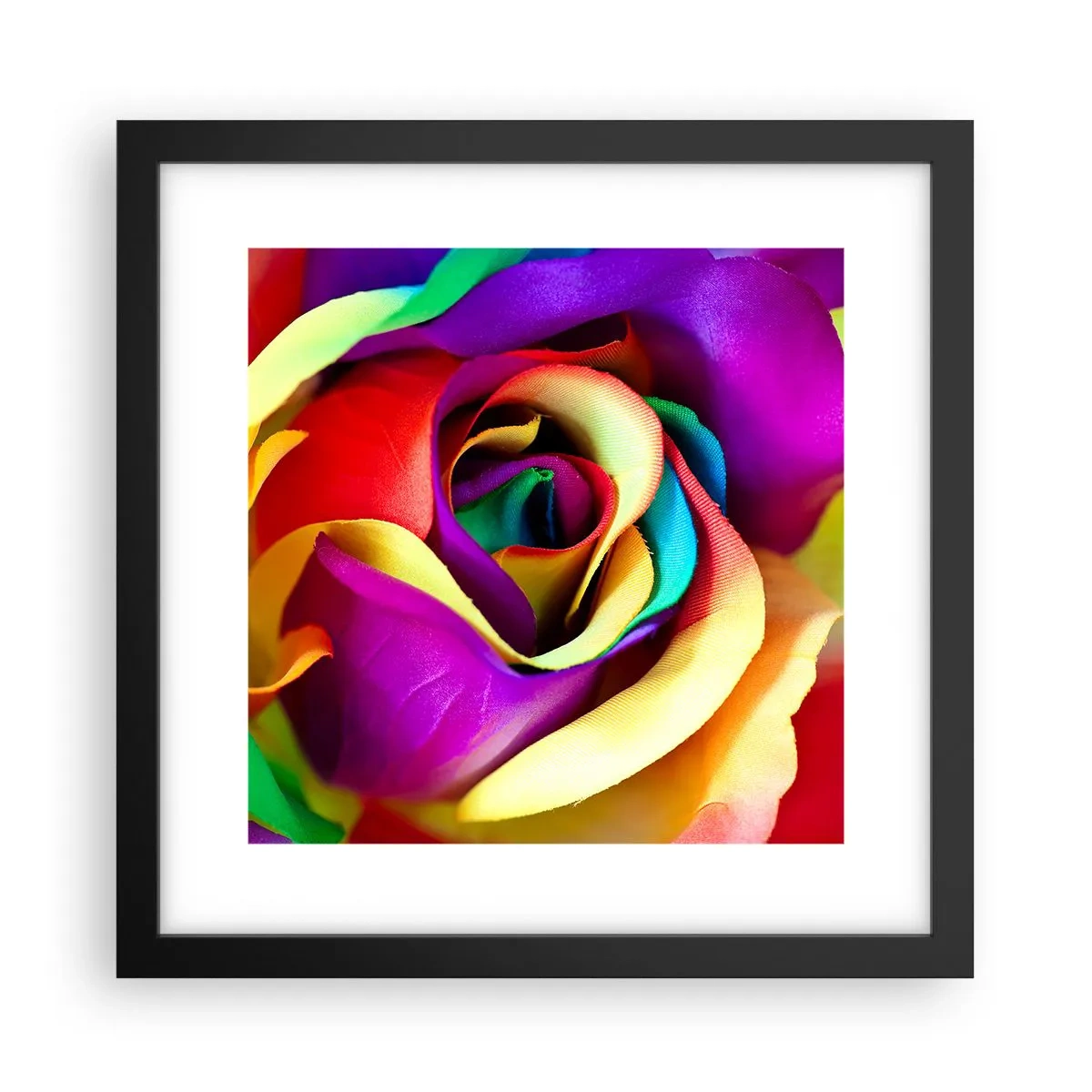 Poster in cornice nera - È impossibile - 30x30 cm