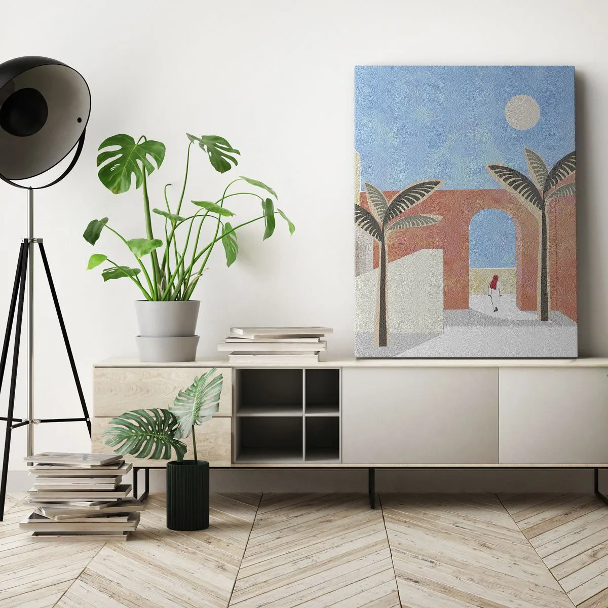 Quadro su tela - Stampe su Tela - Giornata araba - 65x120 cm