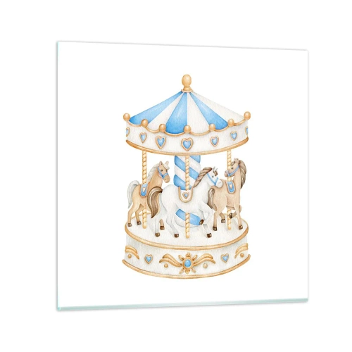 Quadro su vetro - Dolce infanzia - 50x50 cm