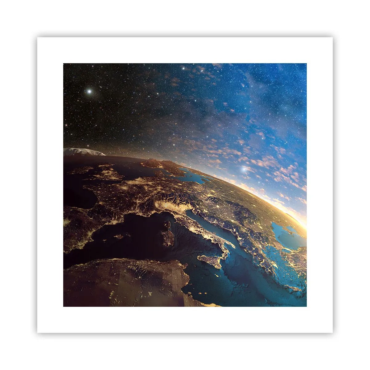Poster - Guardiamoci da lontano - 40x40 cm