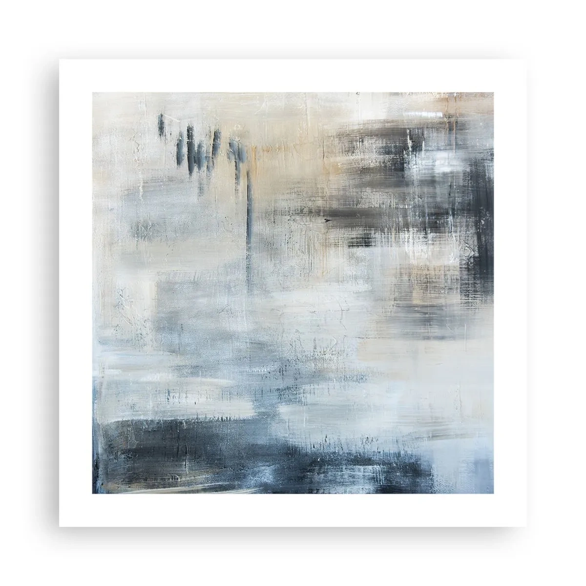 Poster - Coperti dal blu - 50x50 cm