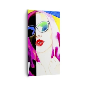 Quadro su tela - Stampe su Tela - Non sono bianca e non sono nera - 65x120 cm