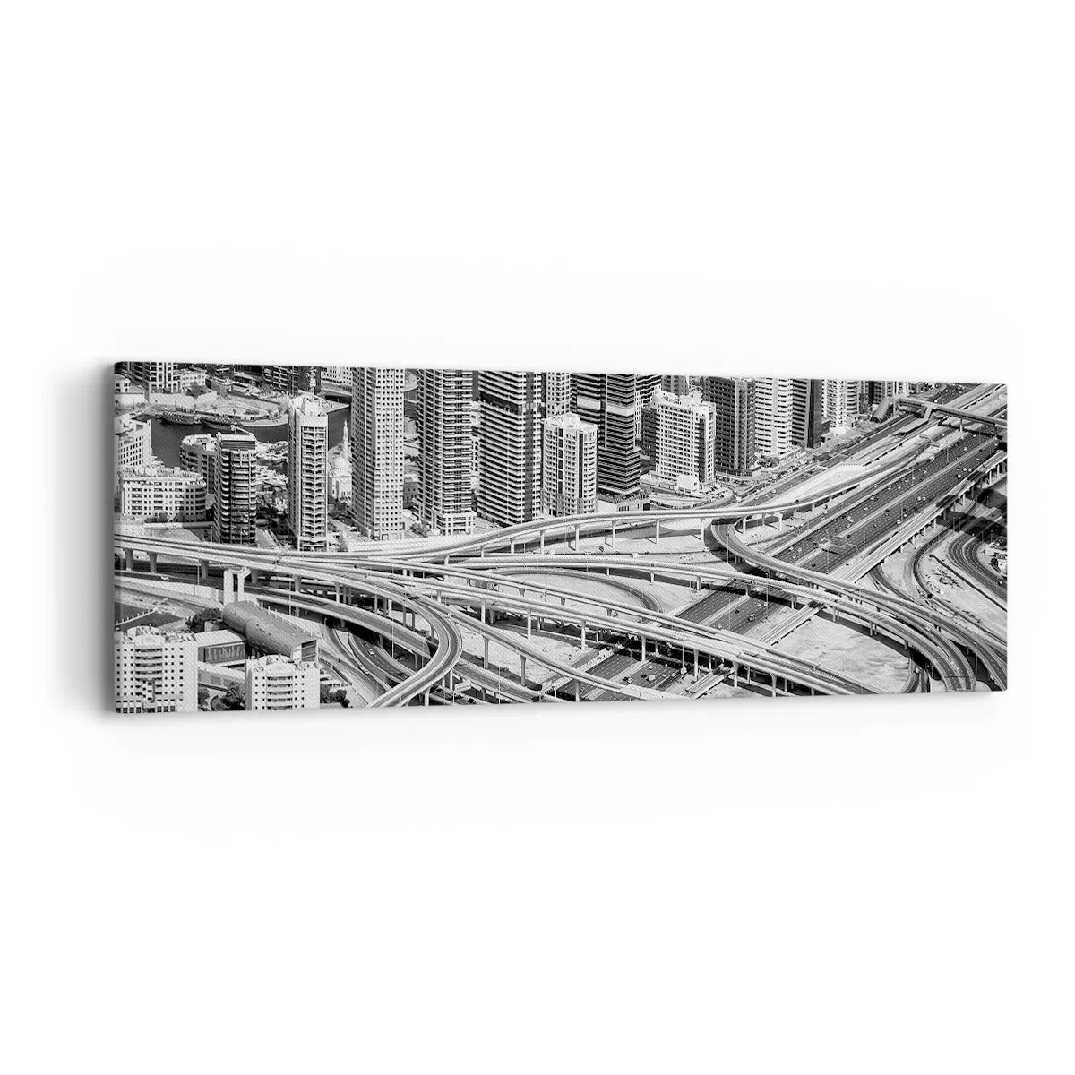 Quadro su tela - Stampe su Tela - Dubai - città impossibile - 90x30 cm