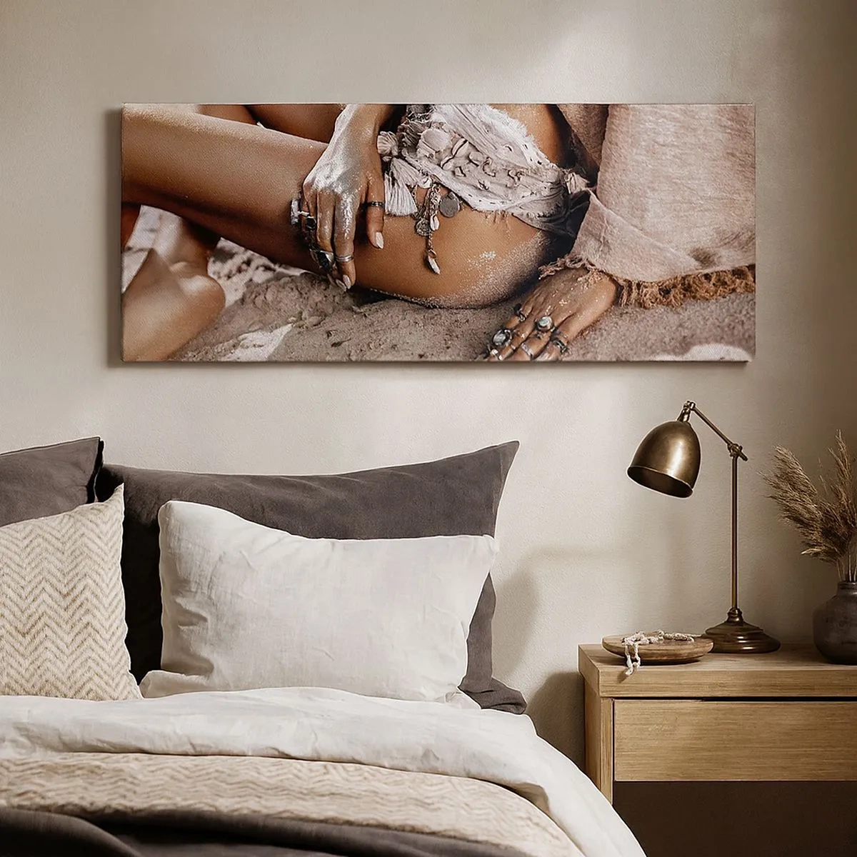 Quadro su tela - Stampe su Tela - Gettata dalle onde? - 100x40 cm