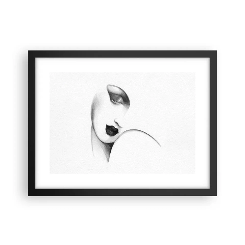 Poster in cornice nera - Nello stile di Lempicka - 40x30 cm