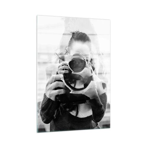 Quadro su vetro - Il creatore e il suo materiale - 50x70cm - Il creatore e il materiale - Decorazione murale moderna per soggiorno e camera da letto ARTTOR