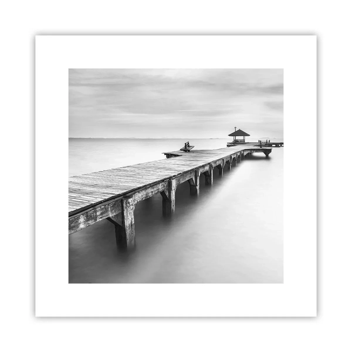 Poster - Sempre più lontano. - 30x30 cm