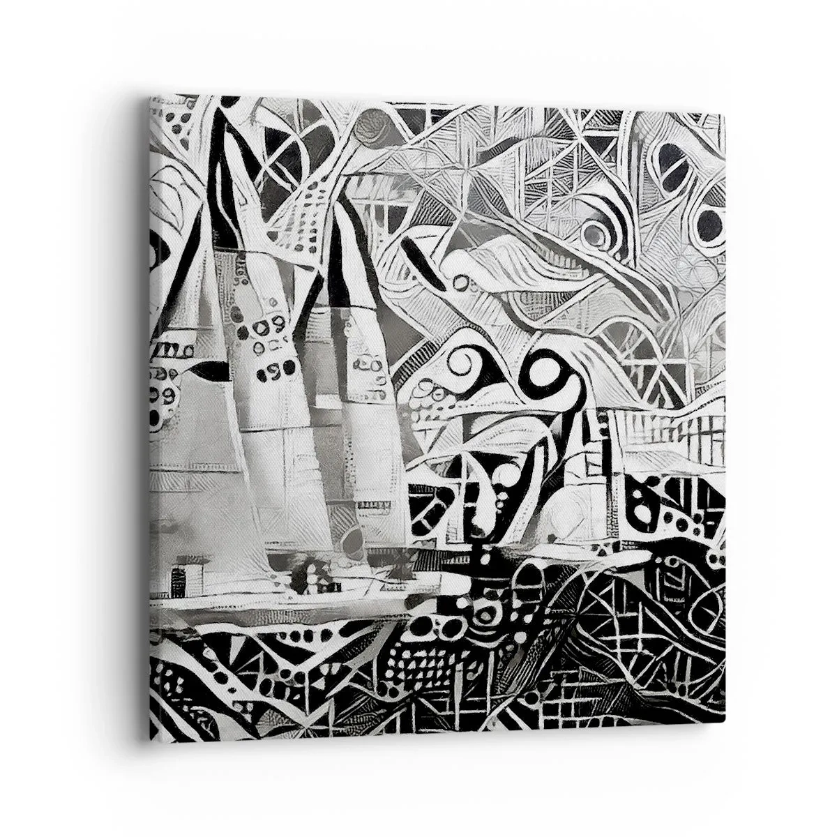 Quadro su tela - Stampe su Tela - Tra le onde - 40x40 cm