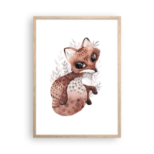 Poster in cornice rovere chiaro - Semplicemente da amare - 50x70 cm