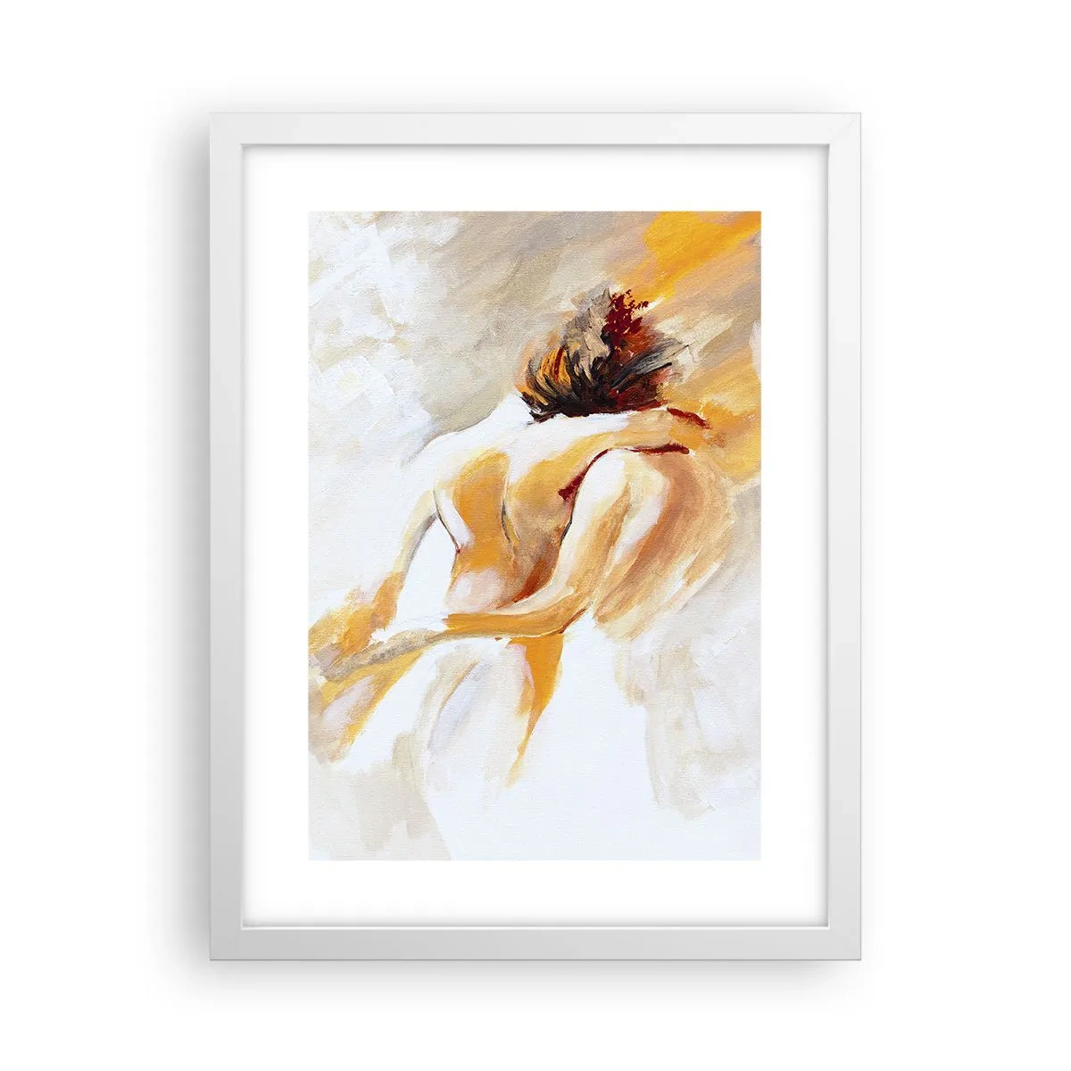 Poster in cornice bianca - Nel cielo dell'intimità - 30x40 cm