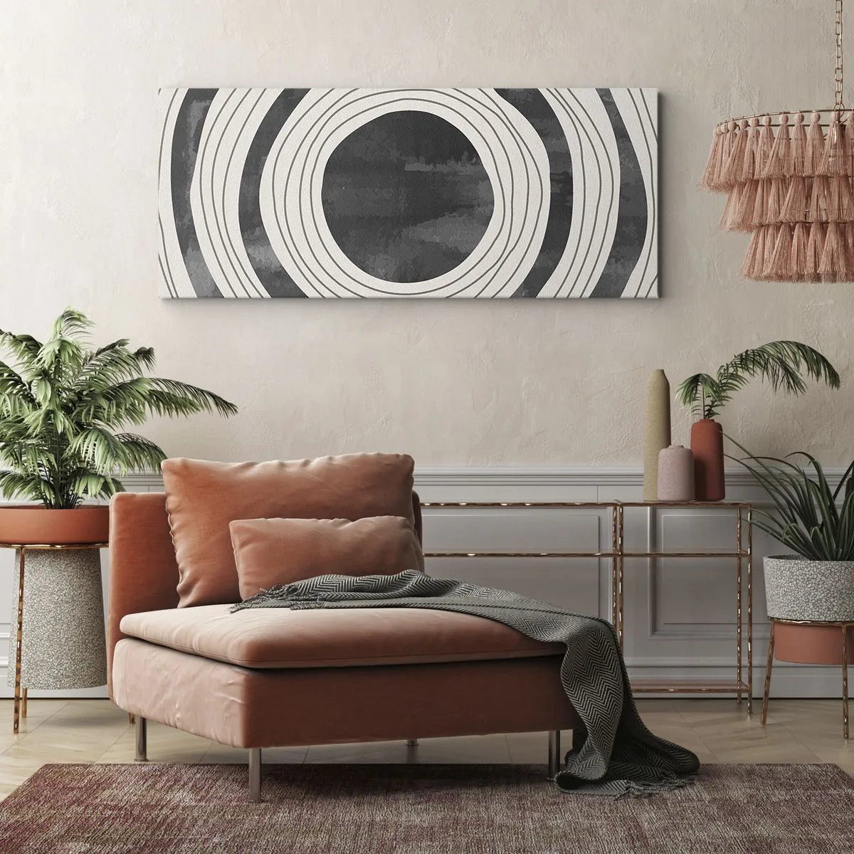 Quadro su tela - Stampe su Tela - Proprio al centro - 90x30 cm