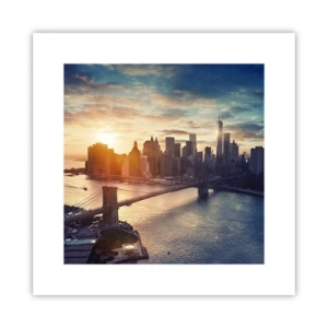 Poster - Il monumento alla cultura dell'occidente - 30x30 cm