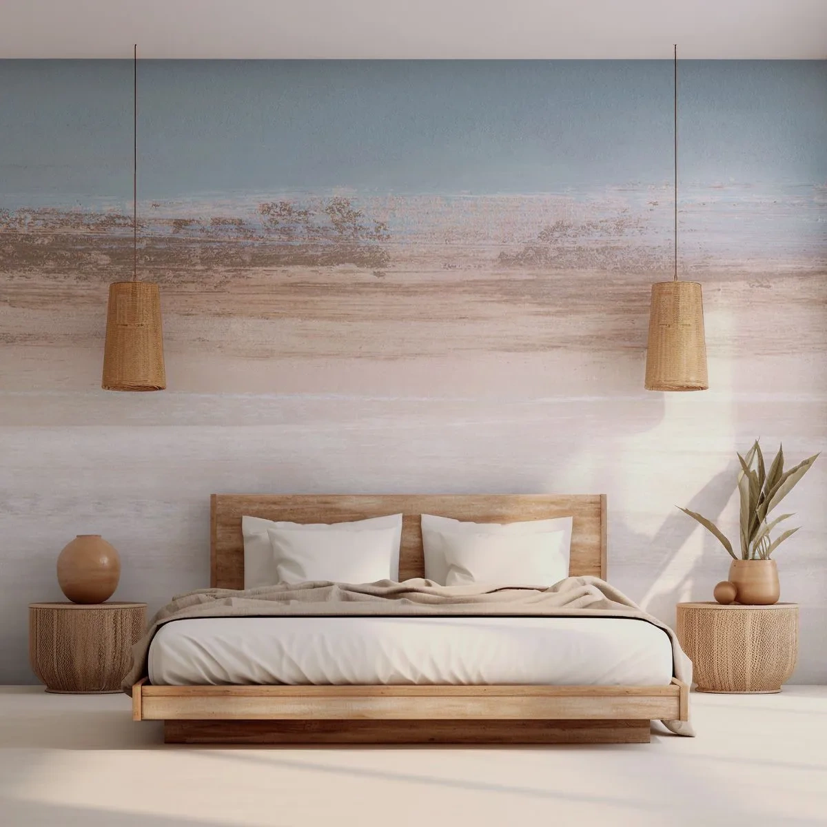 Fotomurali Standard Eco - Paesaggio incerto - Pezzo, Luminoso, Minimalismo - 400x280 cm