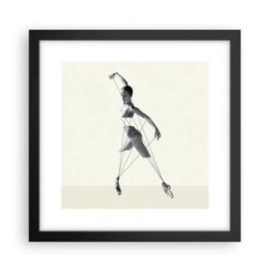 Poster in cornice nera - Nel teatro del mondo - 30x30 cm