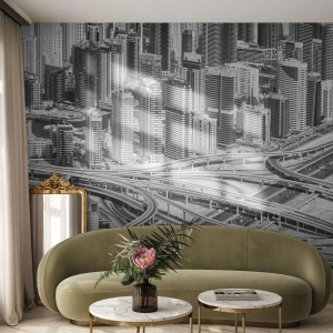Fotomurali Standard Eco - Dubai - città impossibile - Città, Architettura, Metropoli - 350x256 cm