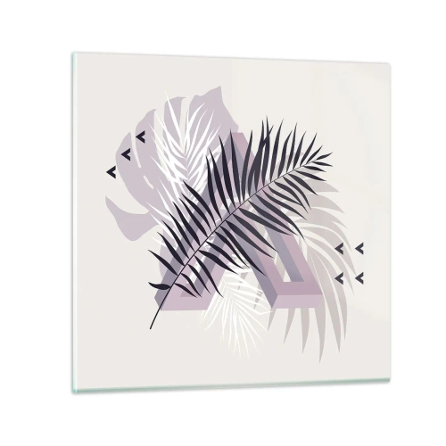 Quadro su vetro - L'ombra dell'ombra - 60x60 cm