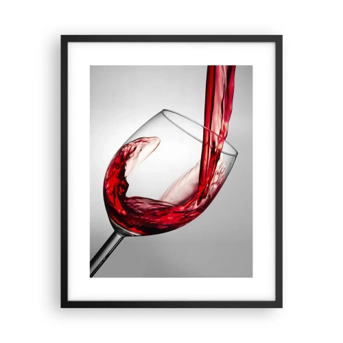 Poster in cornice nera - Colore - movimento - suono - 40x50 cm