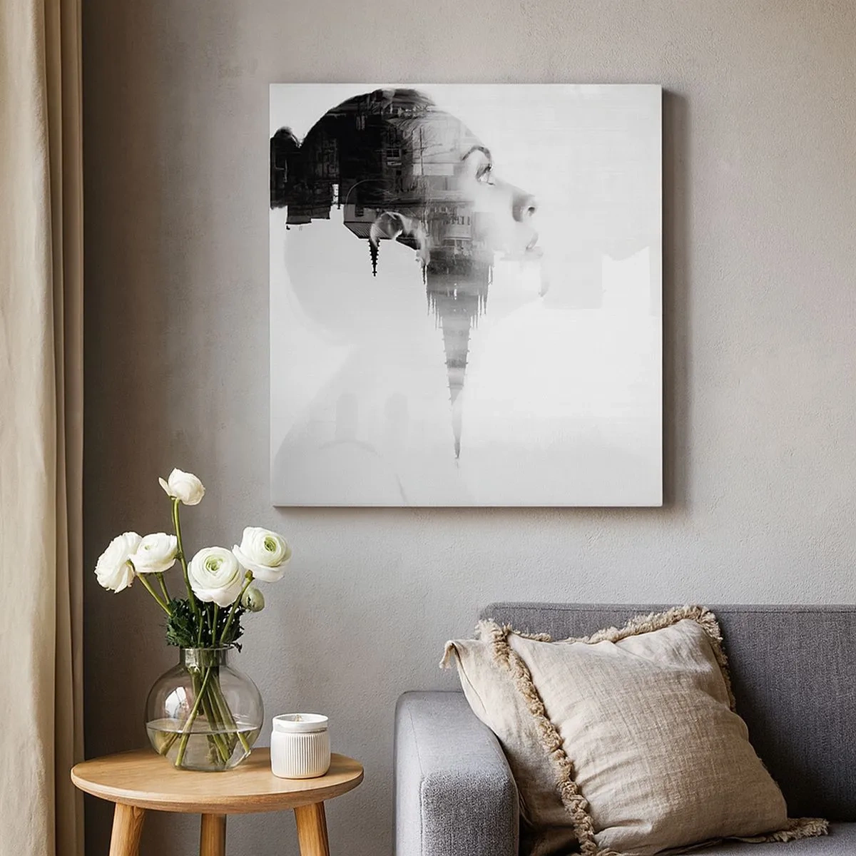 Quadro su tela - Stampe su Tela - Sui due lati del vetro - 30x30 cm