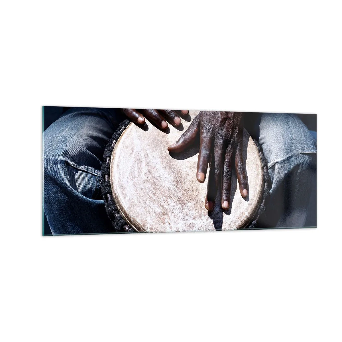 Quadro su vetro - Vivi al tuo ritmo - 100x40 cm