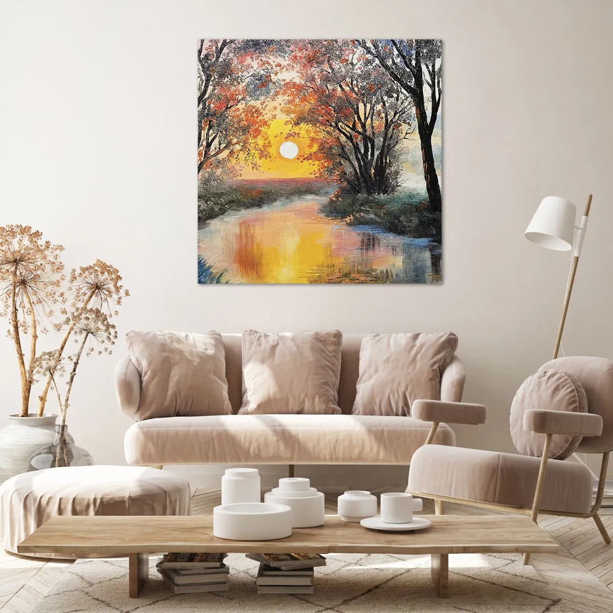 Quadro su tela - Stampe su Tela - Atmosfera autunnale - 30x30 cm