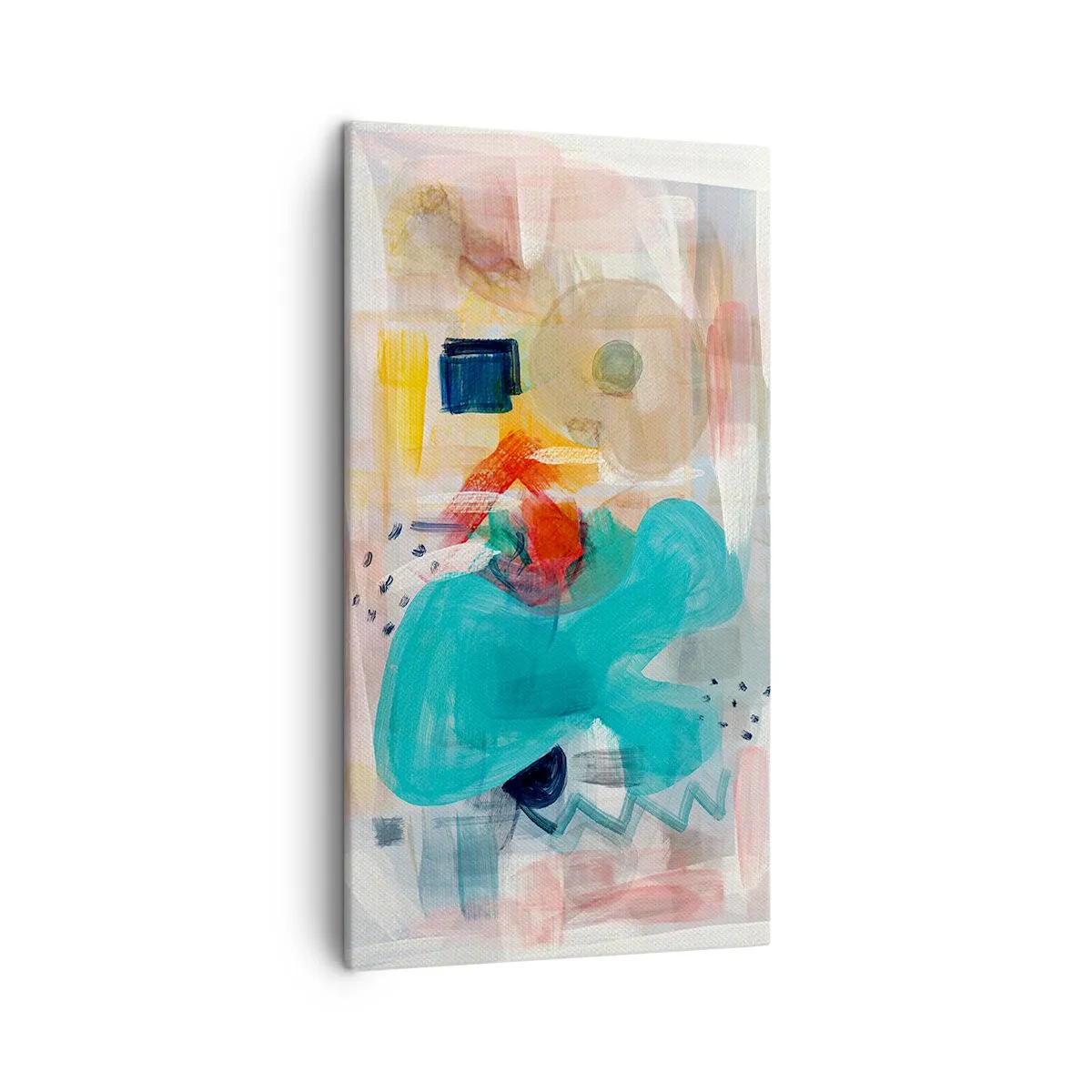 Quadro su tela - Stampe su Tela - Il gioco dei colori - 45x80 cm