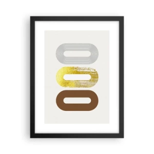 Poster in cornice nera - Ohh! - 30x40 cm