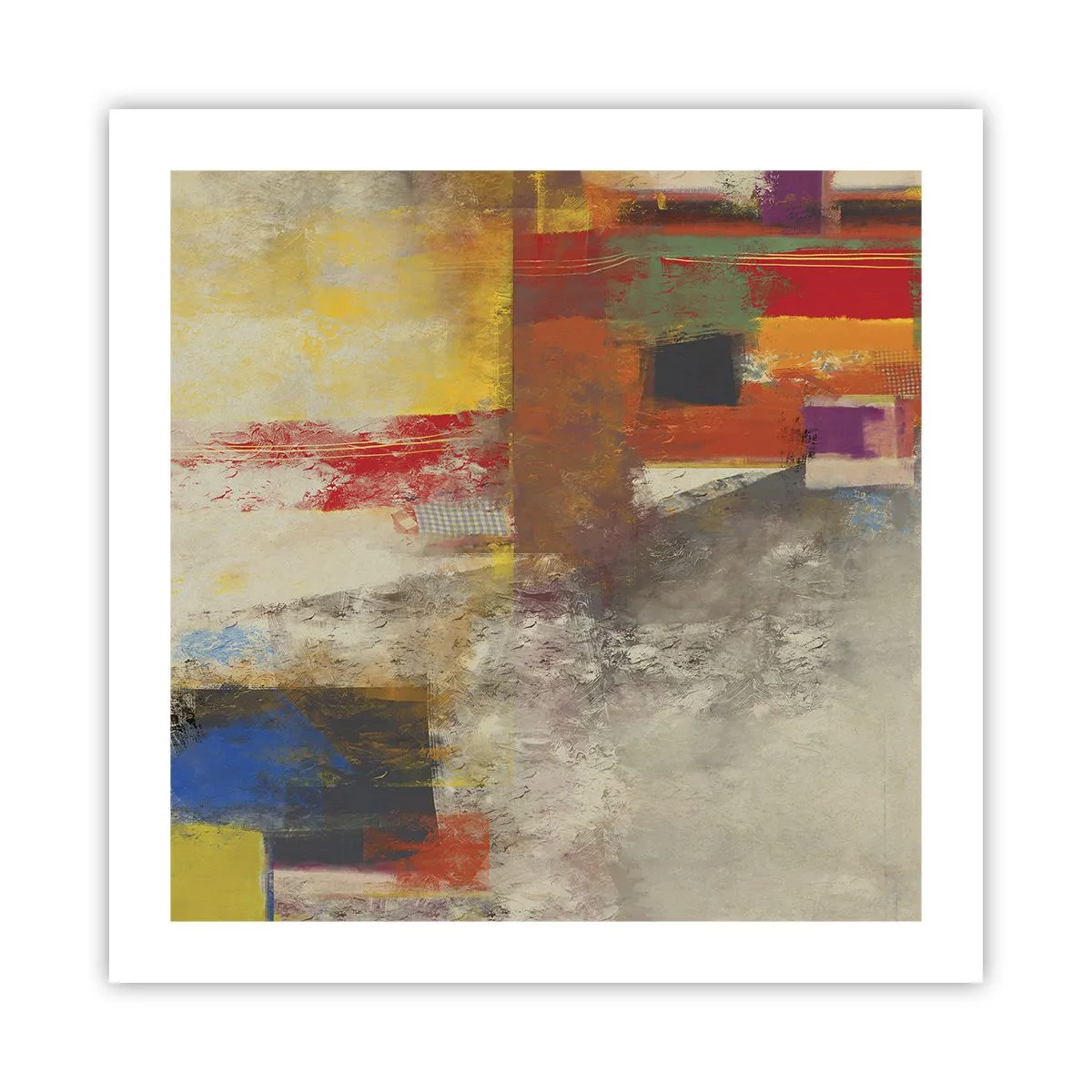 Poster - Geometria dei colori - 50x50 cm
