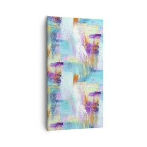 Quadro su tela - Stampe su Tela - Mite intreccio soffuso - 55x100 cm