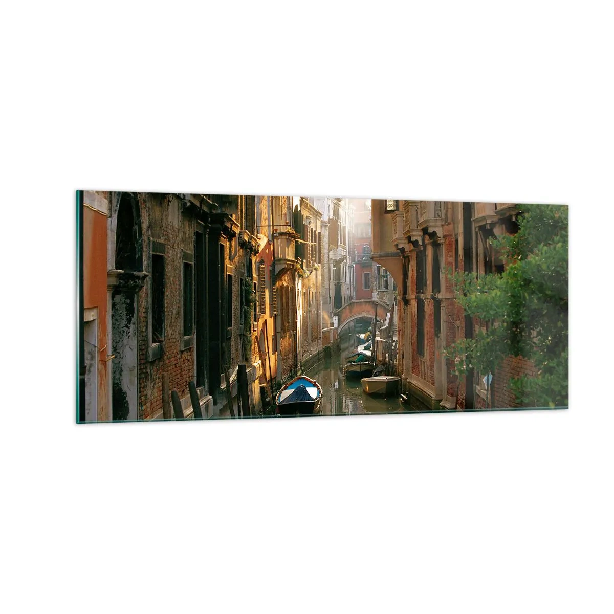 Quadro su vetro - Un angolo di Venezia - 100x40 cm