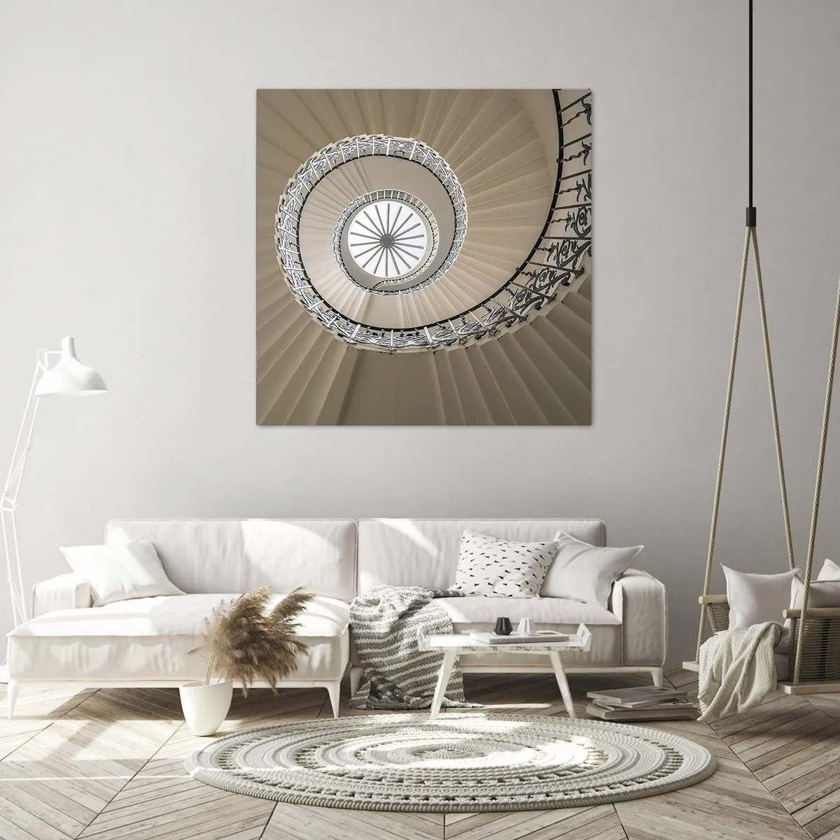 Quadro su tela - Stampe su Tela - Al centro della chiocciola - 60x60 cm