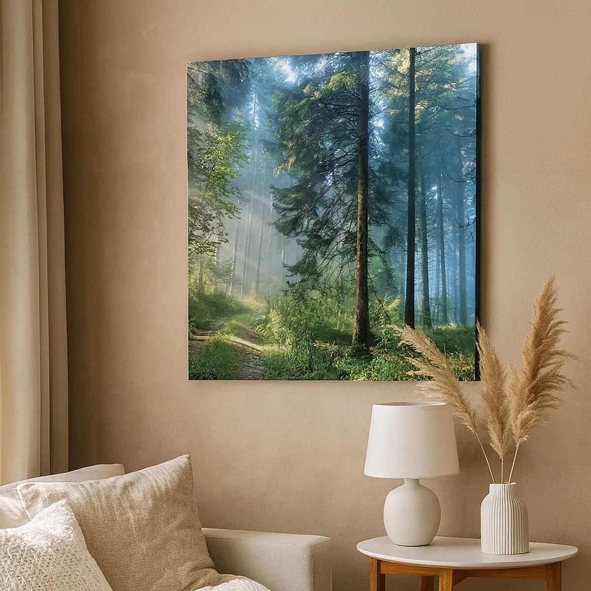 Quadro su tela - Stampe su Tela - Raggiante all'alba - 30x30 cm