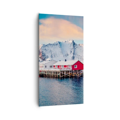 Quadro su tela - Stampe su Tela - Atmosfera del nord - 65x120 cm
