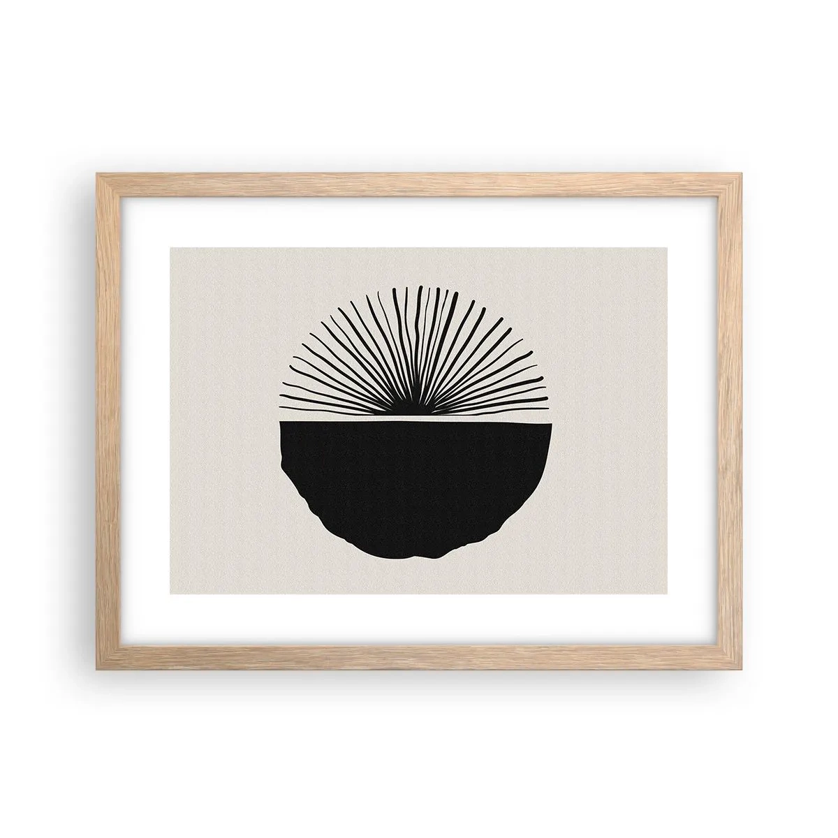 Poster in cornice rovere chiaro - Ventaglio di possibilità - 40x30 cm