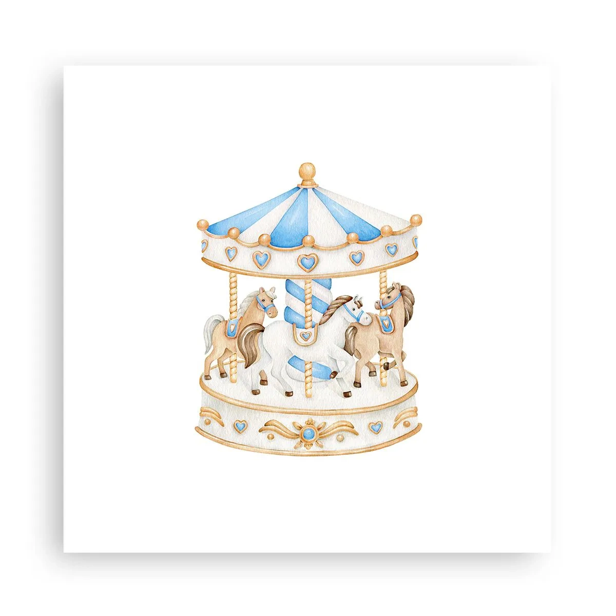 Poster - Dolce infanzia - 30x30 cm