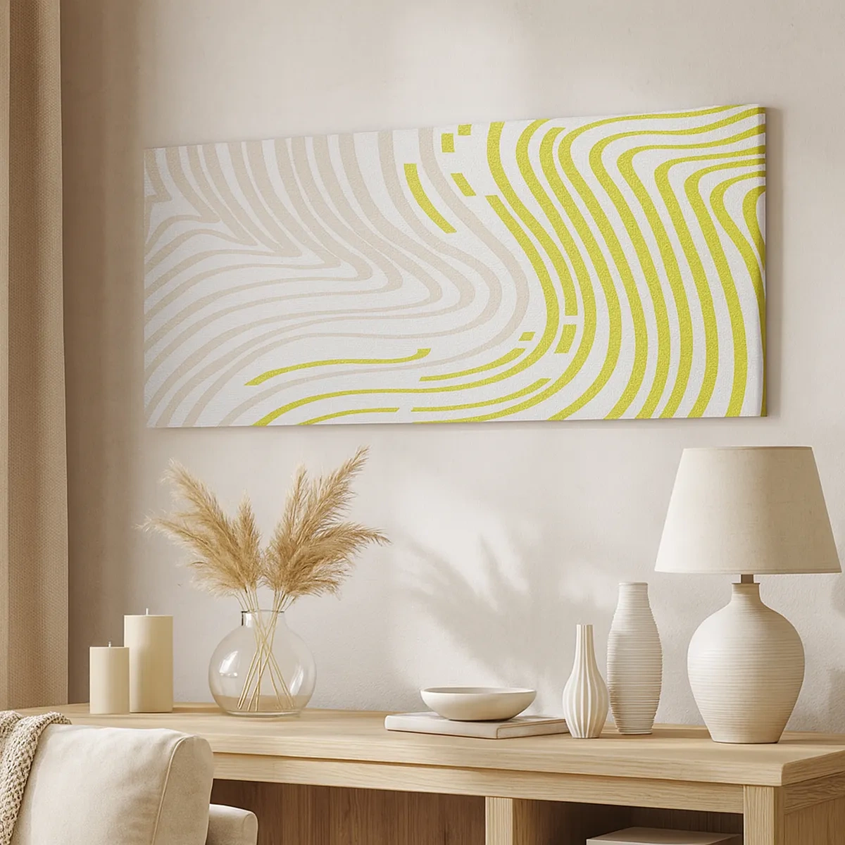 Quadro su tela - Stampe su Tela - Composizione con lieve deflessione - 30x30 cm