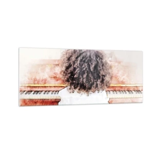 Quadro su vetro - Nel nuovo mondo - 100x40 cm