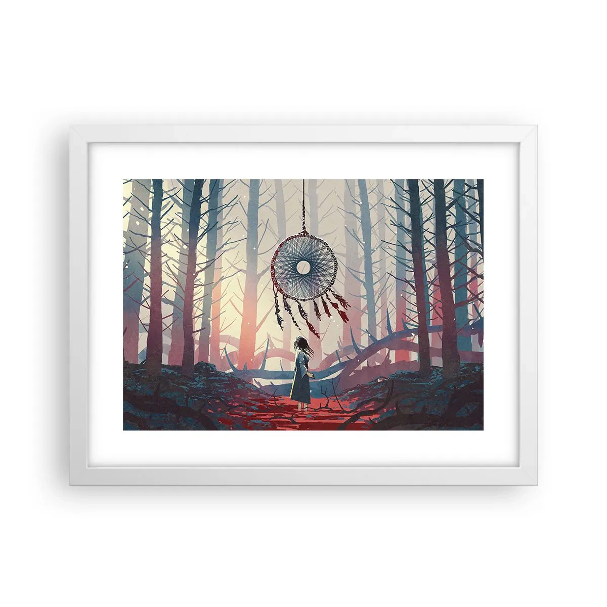 Poster in cornice bianca - Il rituale segreto della felicità - 40x30 cm