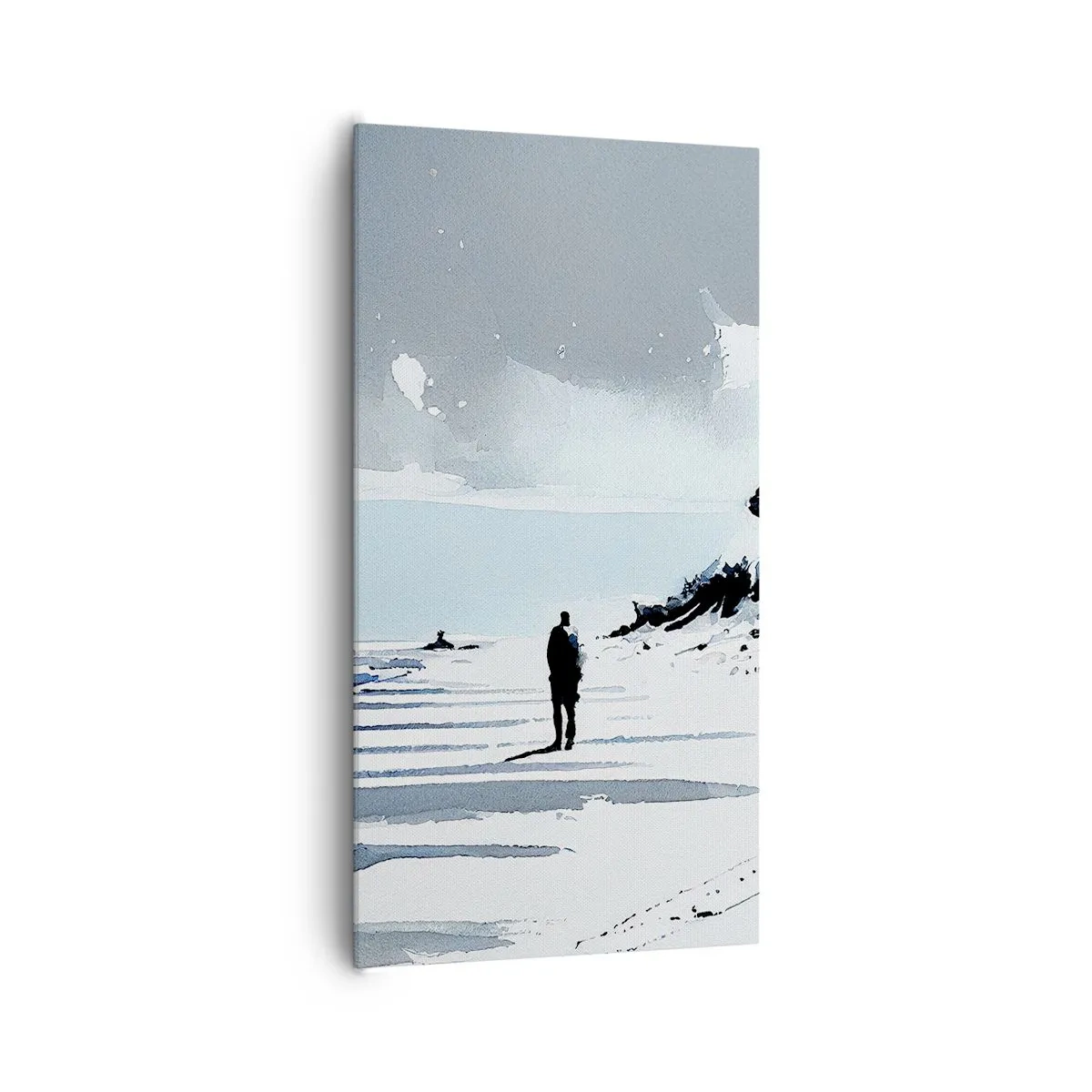 Quadro su tela - Stampe su Tela - Solo con se stesso - 65x120 cm