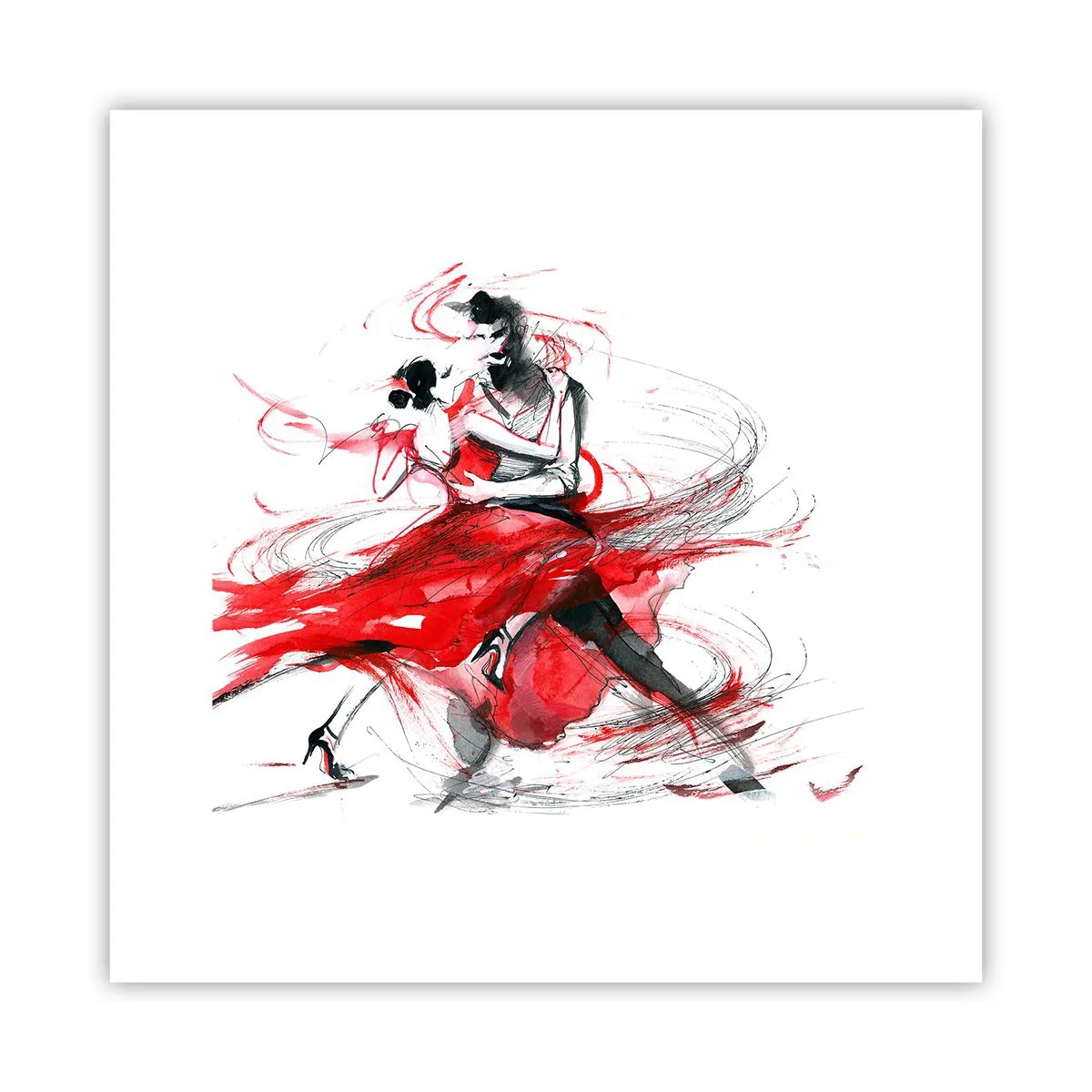 Poster - Tango: il ritmo della passione - 30x30 cm