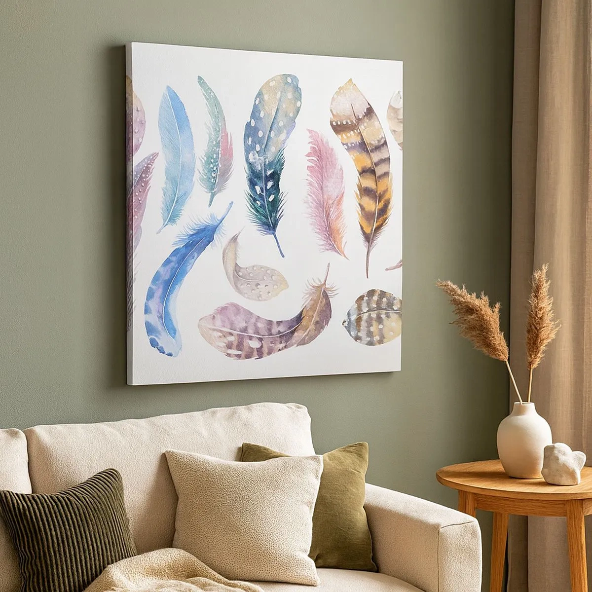 Quadro su tela - Stampe su Tela - Leggere, variopinte e multicolori - 30x30 cm