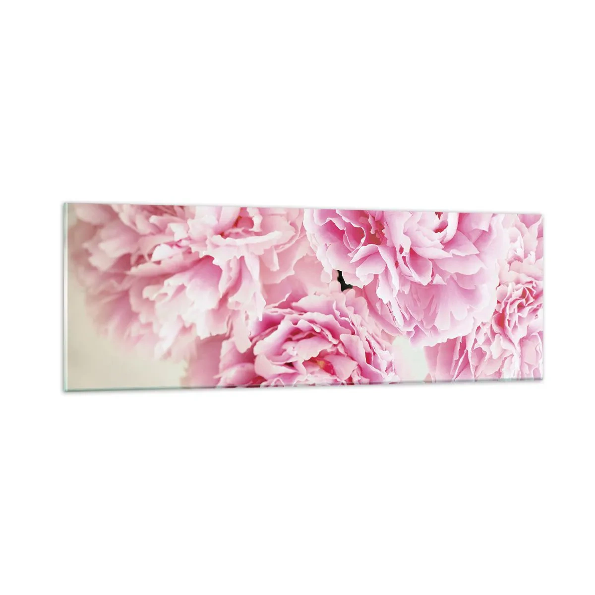 Quadro su vetro - Nel fasto rosa - 90x30 cm