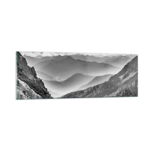 Quadro su vetro - Fino all'orizzonte - 90x30 cm