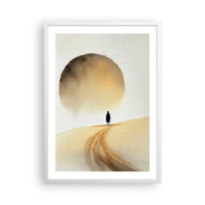 Poster in cornice bianca - Ed è nostalgia - 50x70 cm