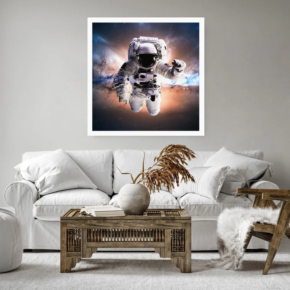 Poster - Saluti dal cosmo - 40x40 cm
