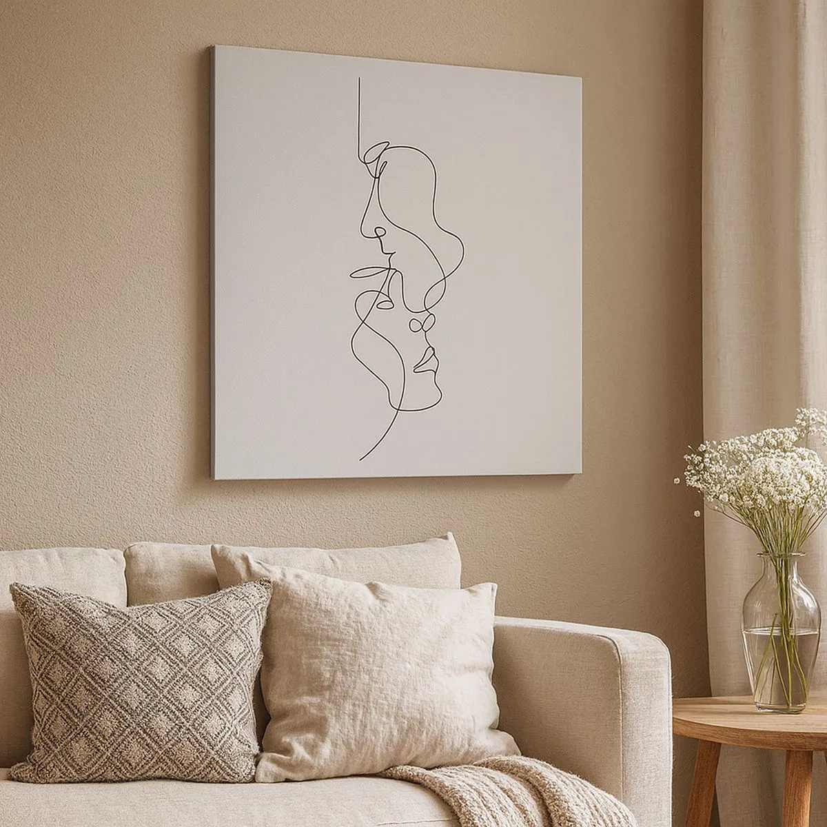 Quadro su tela - Stampe su Tela - Il calore dei desideri malinconici - 30x30 cm