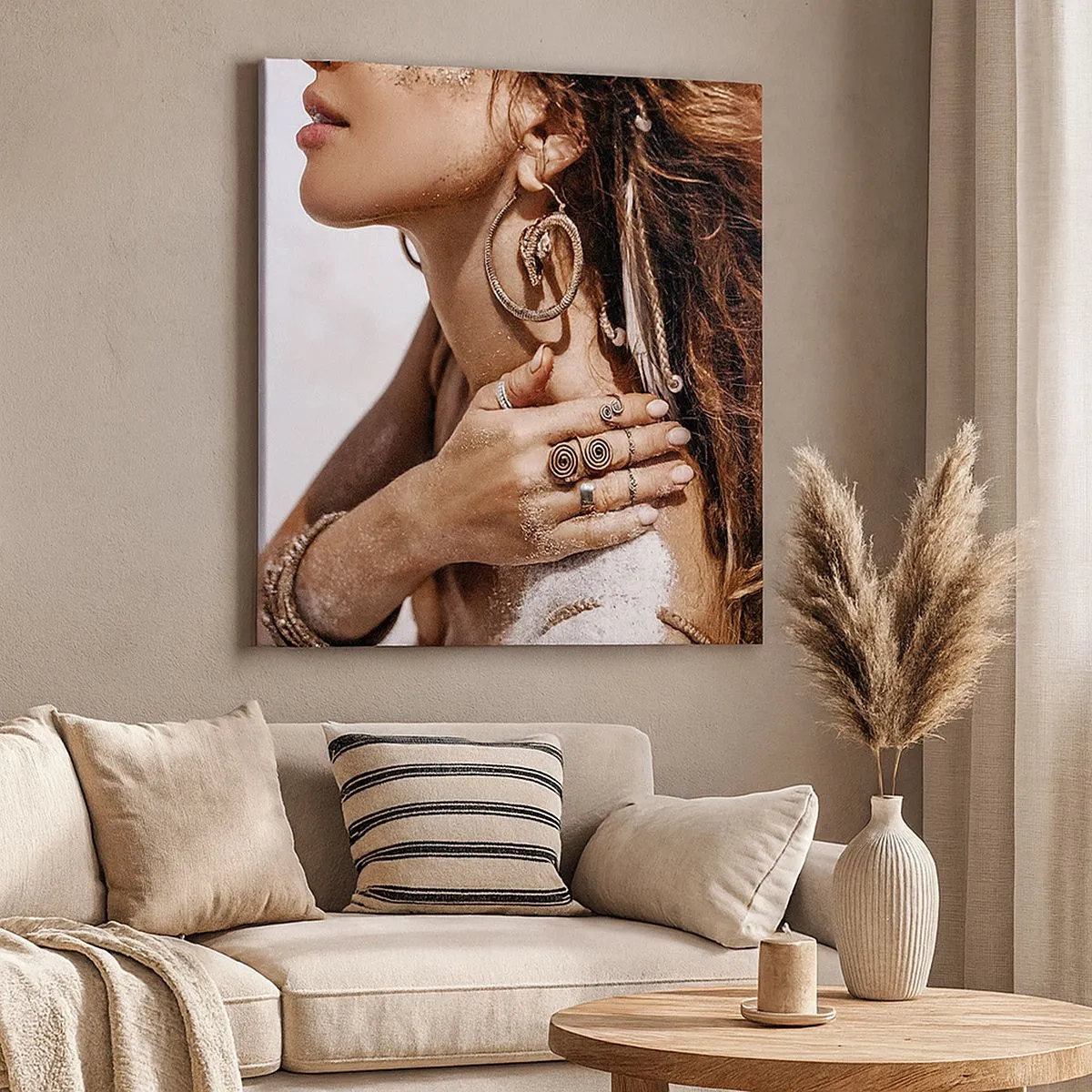 Quadro su tela - Stampe su Tela - Regina della spiaggia selvatica - 30x30 cm