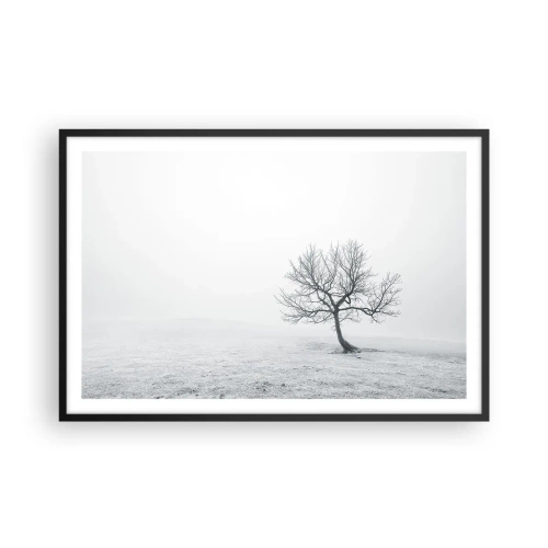 Poster in cornice nera - Contro il nulla - 91x61 cm