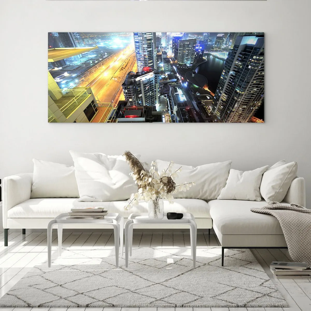 Quadro su vetro - Miracolo nel deserto - 100x40 cm