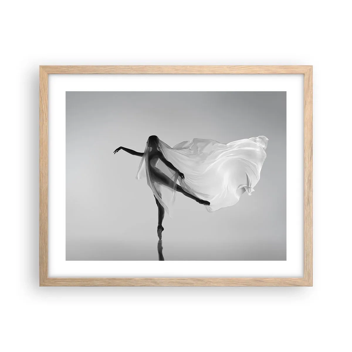 Poster in cornice rovere chiaro - Leggerezza ed eleganza - 50x40 cm