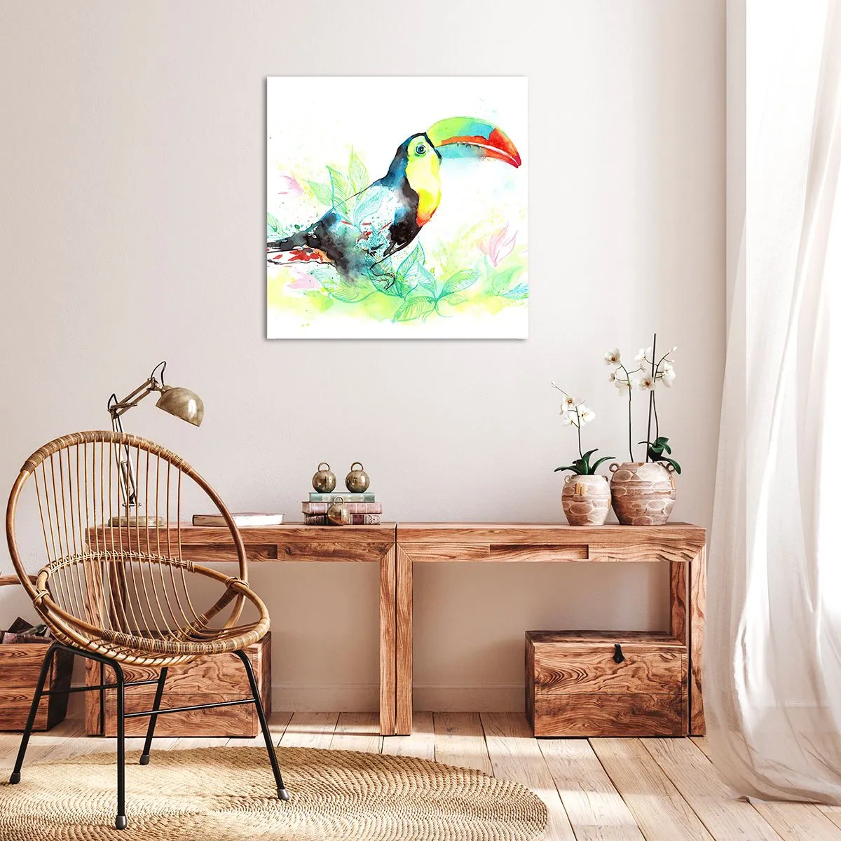 Quadro su tela - Stampe su Tela - Colorato come l'America del Sud - 70x70 cm